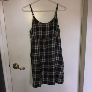 Gray/Green Plaid Dress Size Small